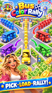 Bus Color Rally screenshot 2